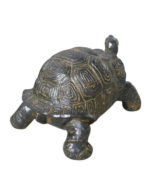 Product image 5 of the product “Turtle, 24cm Length | GRC (Glassfibre Reinforced Concrete), Copper Finish ”